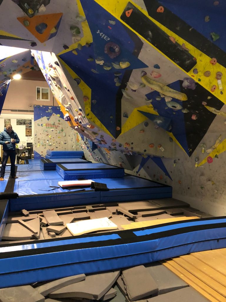 Galway Co-op indoor bouldering wall